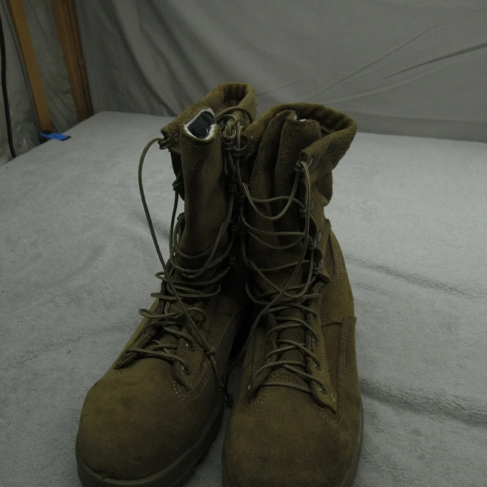Belleville‎ Mens 11 Combat Boots Brown Waterproof Steel Toe 600g Insulated USA